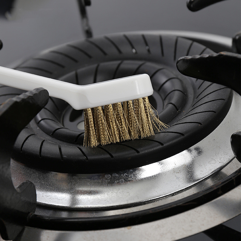 Sun-type multifunctional gas stove cleaning brush kitchen sink hearth gas stove wire brush decontamination except embroidered belt scraper