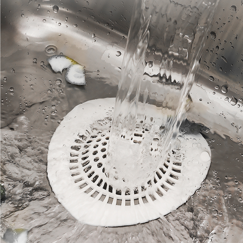 Japan KM silicone ground leakage sewers anti-hair filter bathtub anti-blocking water tank with suction filter