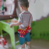 Детский крючок для вязания ручной работы, динозавр