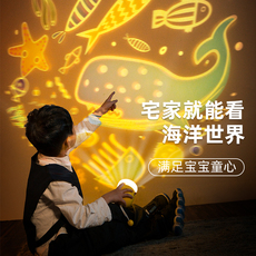 лампа 【2022新品】儿童卧室投影灯生日快乐氛围卧室睡眠时间usb小夜灯
