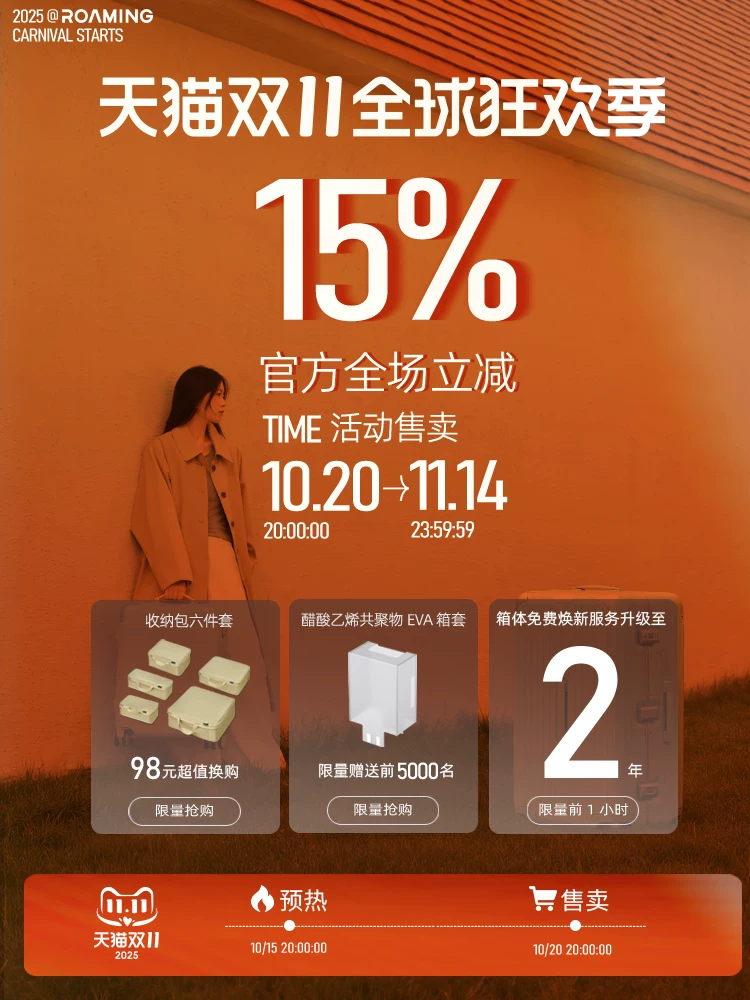 Capacious suitcase for men and women