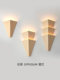 Bedroom Bedside Wall Lamp, Creative and Unique Art, Minimalist Japanese Wabi-Sabi Style, Living Room Background Wall Decorative Wall Lamp