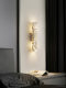 Modern Minimalist Luminous Stone Wall Lamp Villa Living Room Bedroom Decorative Lighting Creative Hotel Lobby Long Strip Wall Hanging Lamp