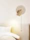 French-Style Minimalist Bedroom Bedside Wall Lamp, Mid-Century Style Study Creative Wall Lamp with Switch, Rotatable Staircase Decorative Wall Lamp