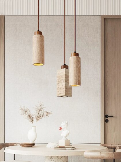 Wabi-Sabi Style Restaurant Chandelier, Creative and Unique Bar Counter, Guesthouse Bedroom Bedside Small Chandelier, Mid-Century Style Staircase Lighting Fixtures