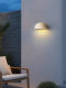 Medieval Style New Bedroom Bedside Wall Lamp Retro Yellow Travertine Stone Corridor Outdoor Courtyard Balcony Waterproof Wall Lamp
