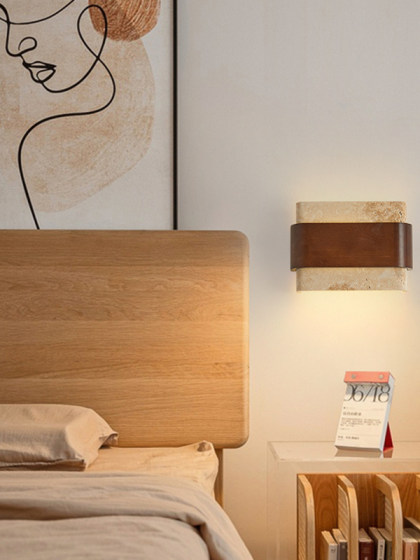 Medieval-Style Bedroom Bedside Wall Lamp 2025 New High-End Living Room Background Wall Art Lamp Stairwell Dining Room Lamp