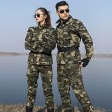 Камуфляжный хлопковый дорожный зеленый тактический износостойкий комплект