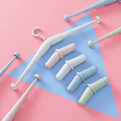 3 sets of telescopic folding clothes hangers travel business trip foldable clothes outdoor non-slip creative simple indoor sun small