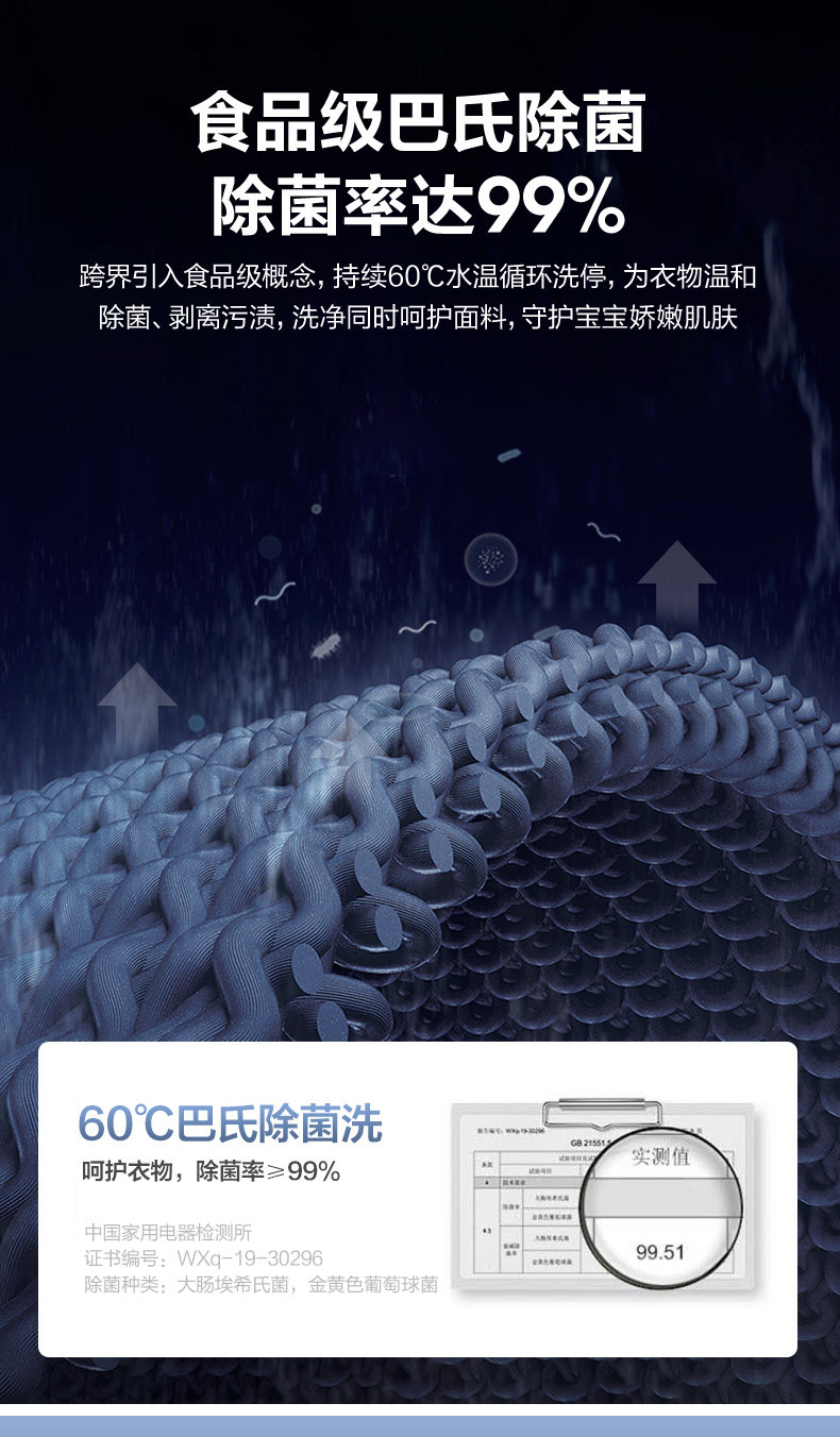 海信 暖男S2系列 滚筒洗衣机 洗烘一体机 10kg 金色 图9