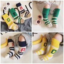 2019 Spring Summer Autumn New Products Ins and Men Sexes Baby Boy Clothing Sports Wind T*o Bangs in Cylinder Socks