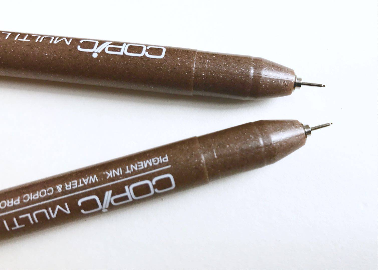 Japan copic imported waterproof brown needle pen Brown hand painting pen Brown hook pen color drawing pen