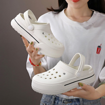 Summer Cave Dongle Shoes Women 2021 New Non-slip Thick Bottom Ins Chauts Sensation Beach Shoes Women Sandals Outwear