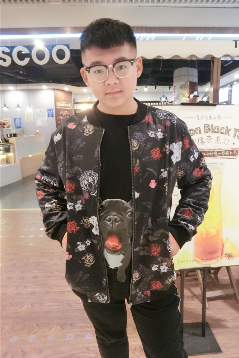 Áo khoác nam size lớn phiên bản Hàn Quốc mới của xu hướng đẹp trai Slim mùa xuân và mùa thu đồng phục bóng chày giản dị áo khoác nam mỏng - Đồng phục bóng chày áo phao bomber nam