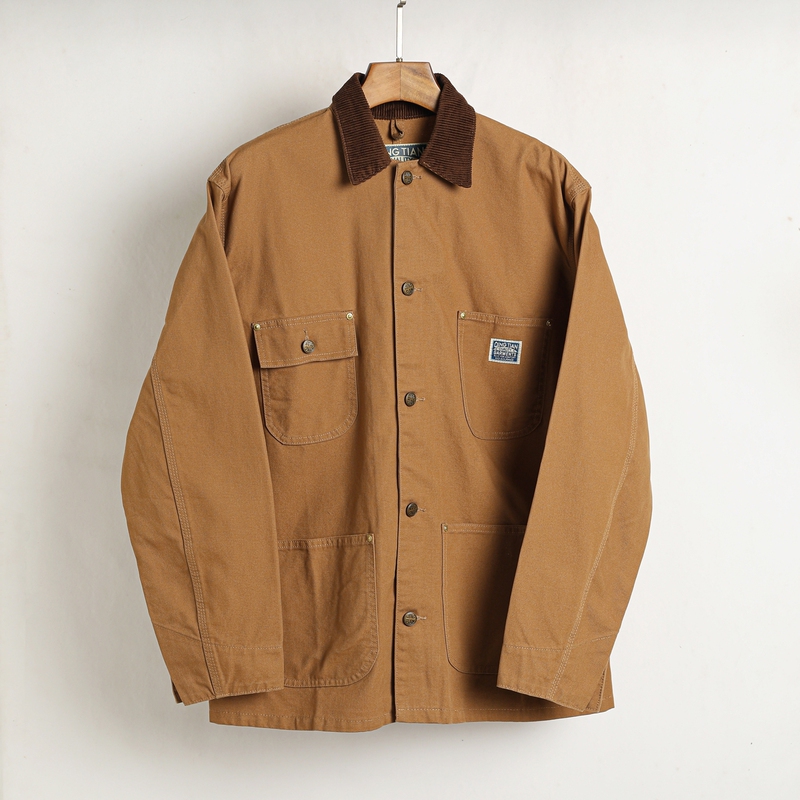 Michigan Jacket Heavyweight Duck Canvas Carhartt Hard American Worker Jacket Classic Four-Pocket Jacket
