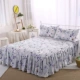 giường bằng vải bông váy ba mảnh giường đơn mảnh khăn trải giường tấm bông bộ doanh nghiệp giường bảo vệ bìa 1.2 / 1.5 / 1.8 / giường 2m - Váy Petti