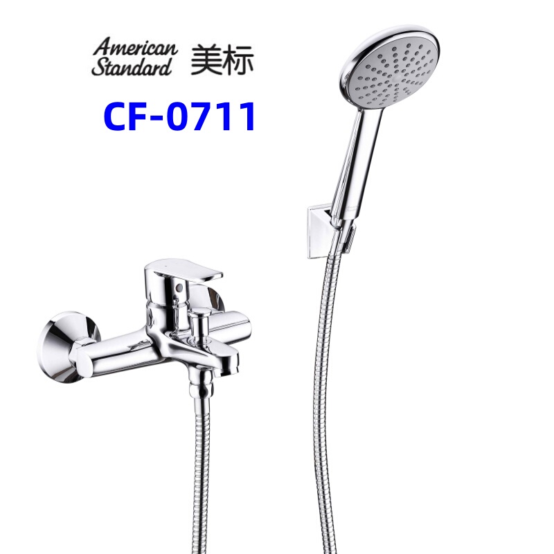 American Standard Bathroom Cf-0711 Wall-Mounted Showerhead for Home Use, Hot and Cold Water Showerhead Ffas-0712 Bathtub Faucet