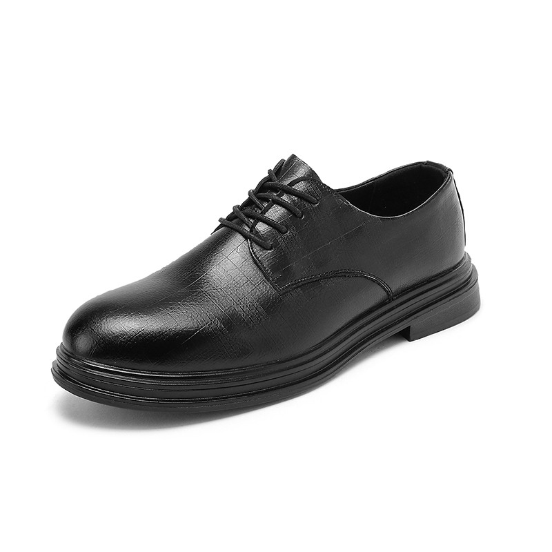 Winter Suit Leather Shoes for Men, Business Formal Wear, Pointed Toe, Soft Sole, Casual British Style, High-End Feel, Groomsmen and Groom Wedding Shoes