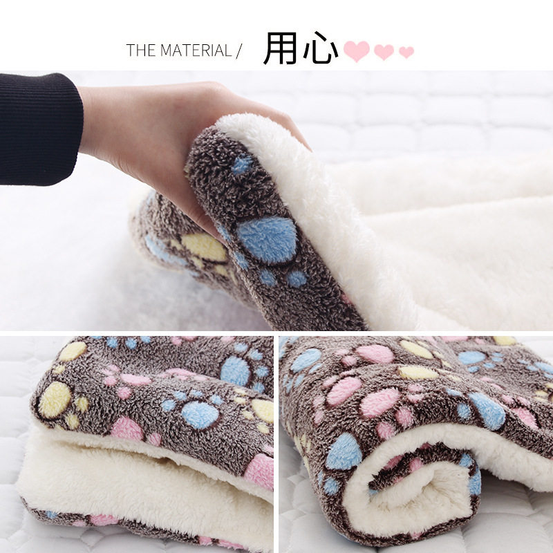 Dog pad cat sleeping mat winter pet nest dog socket winter Teddy thick blanket dog cushion cushion in autumn and winter