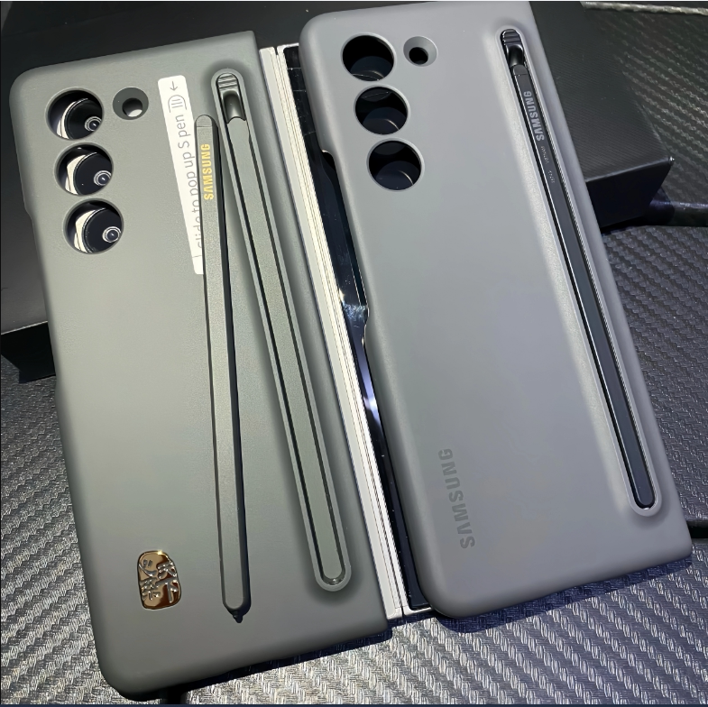 Suitable for Samsung W24 Original Slim S Pen Protective Case Smf9460 Official Original Phone Protective Case Heart of the World Edition Creative Stylish Fashion Brand with Protective Cover Z Fold5