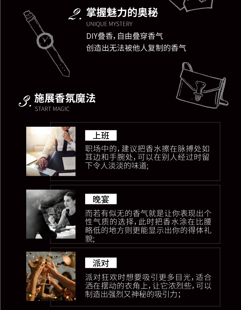 法國adopt阿多普特黑胡椒茉莉男士香水30ml清凈古龍持久淡香清新香水持久淡香