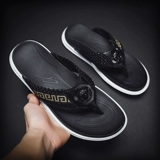 Мужские сланцы, тапочки, летние трендовые сандалии, нескользящие слайдеры, коллекция 2022, популярно в интернете, в корейском стиле