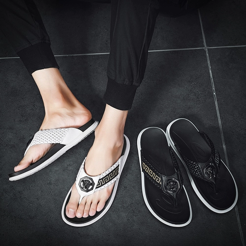 Мужские сланцы, тапочки, летние трендовые сандалии, нескользящие слайдеры, коллекция 2022, популярно в интернете, в корейском стиле