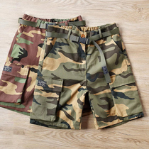 Camouflak Garment Pants Shorts Male Tide Signs External Wear 50% casual pants Summer thin loose with large pants