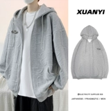 Tide, толстовка с капюшоном для влюбленных, куртка, демисезонный спортивный мужской кардиган с молнией, свободный крой, в американском стиле