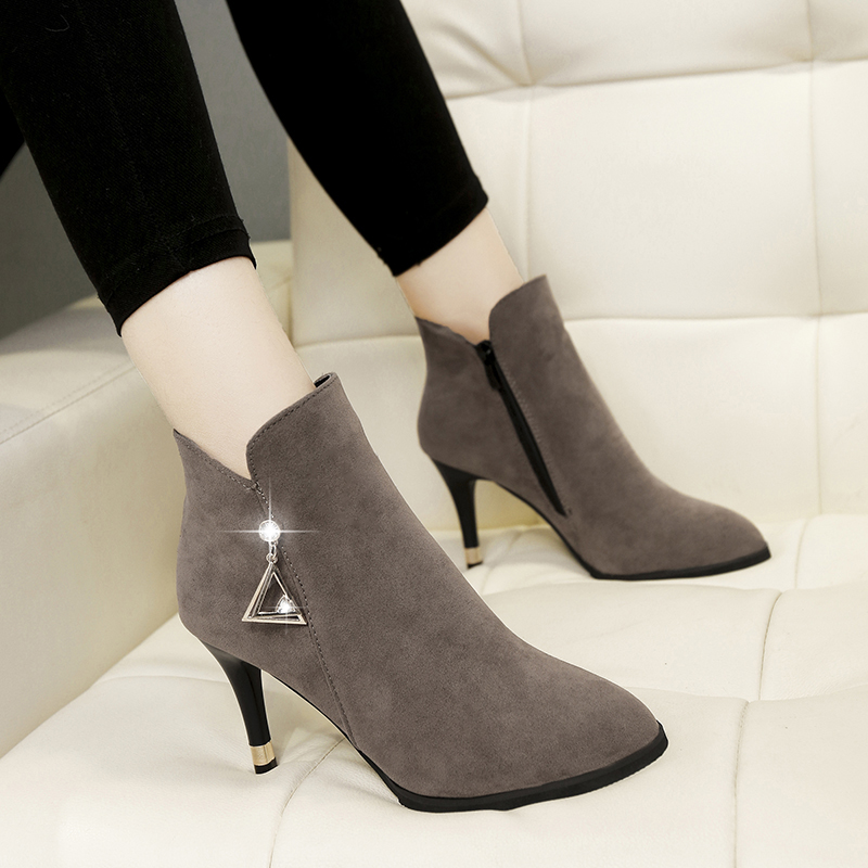 Bottes mi-saison femme en Caoutchouc - Ref 3251607 Image 1