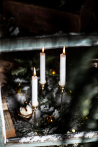 Gourmet still life photography ins scene table wedding arrangement white candle festival decoration retro nostalgia European and American style