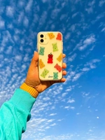 Совместимый iphone 12, чехол для телефона, (в наличии на складе), с медвежатами, 11