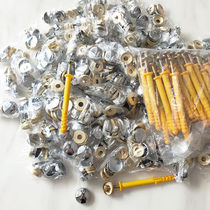 Bright iron big tooth glass fixing nail advertising nail screw cap cover ugly cover decorative cover wall tile hollow drum fixing nail