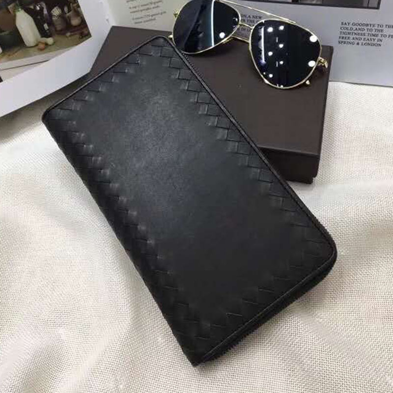 Fetal Bull Leather Men's Long Wallet 2022 New Fashion Business Leisure Multi-location card handbag handbag