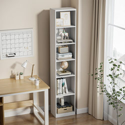 For Home Steel Bookshelf Floor Multi-Layer Slit Bookcase kids Bedroom Storage Cabinet Living Room Study Iron Storage Rack