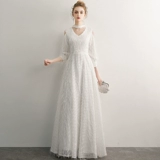 Белое элитное вечернее платье, коллекция 2021, подходит для подростков