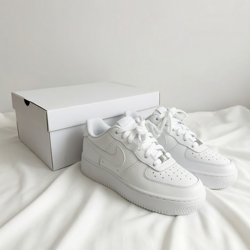 Nike Air Force 1 Genuine Nike Air Force One Retro Sneakers Breathable Low-Top Casual Women's Shoes