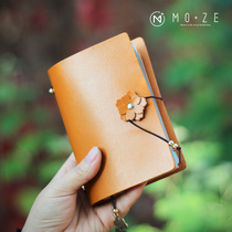 MOZE Qiumang passport hand account notebook first layer cowhide diary gift TN hand account free customization