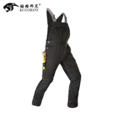 Износостойкие светоотражающие штаны для работы, свободный прямой крой, эффект подтяжки