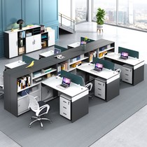 Simple modern staff office table and chair combination Financial Table 4 people 6 manual office furniture creative staff table