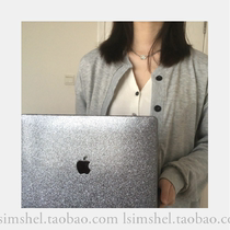  Macbook Apple notebook protective case new Air computer pro16 gray silver glitter 12 sets 13M116 15