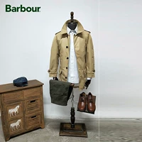 Barbour Thợ cắt tóc nam Casual Áo gió đơn màu đơn giản Áo khoác đơn BW14WF003 - Áo gió áo gió phản quang