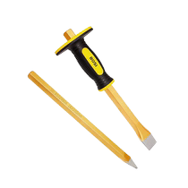 Persian tools alloy steel flat chisel 7 inches 8 inches 10 inches gold steel chisel masonry two-color rubber handle anti-slip flat chisel
