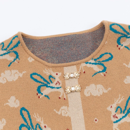 初立 Осеннее детское ханьфу, накидка, платье, китайский стиль, детская одежда