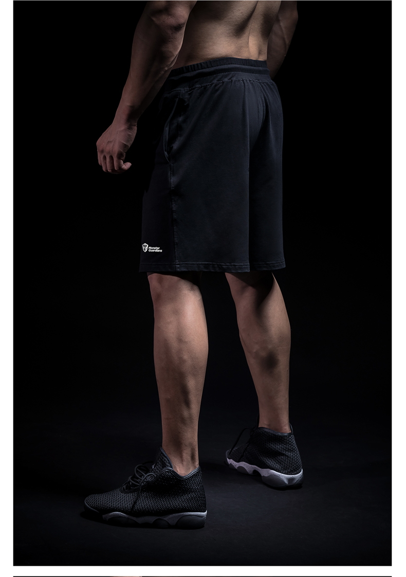 Monster Guardians Thể dục thể thao nam Quần short cotton - Quần thể thao quần dù thể thao