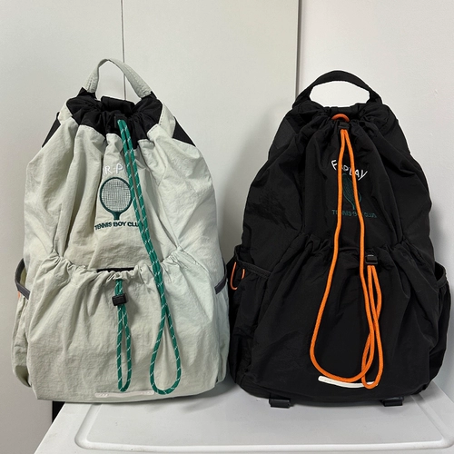 Спортивный рюкзак для скалозалания, теннисная сумка через плечо для путешествий, 2024 года, Южная Корея, на шнурках, подходит для студента