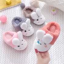 Childrens cotton slippers winter new cartoon indoor girl cute anti-slippers boy warm baby cotton slippers