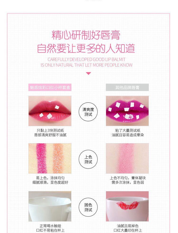Nghiên cứu sáng tạo thể hình 12 Son môi dưỡng ẩm lâu dài Không đánh dấu Jelly Coloring Lip Balm Bites Lip Makeup Student Lip Gloss son shiseido