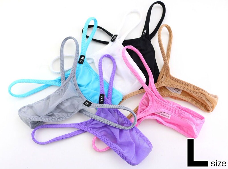 Cross-Border New Men's Thong Low-Rise Thin Nylon Breathable Fashionable Men's Sexy Thong T-Pants Elastic Comfortable 4