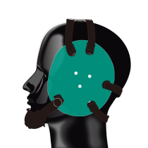 GEYI wrestling ear protection and jujitsu ear protection integrated fighting ear protection ear protection with chin cup tea color